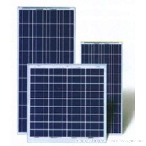 Sopray factory direct 1/10/50/100/150/200/250/300w poly and mono PV solar panel module for wholesale